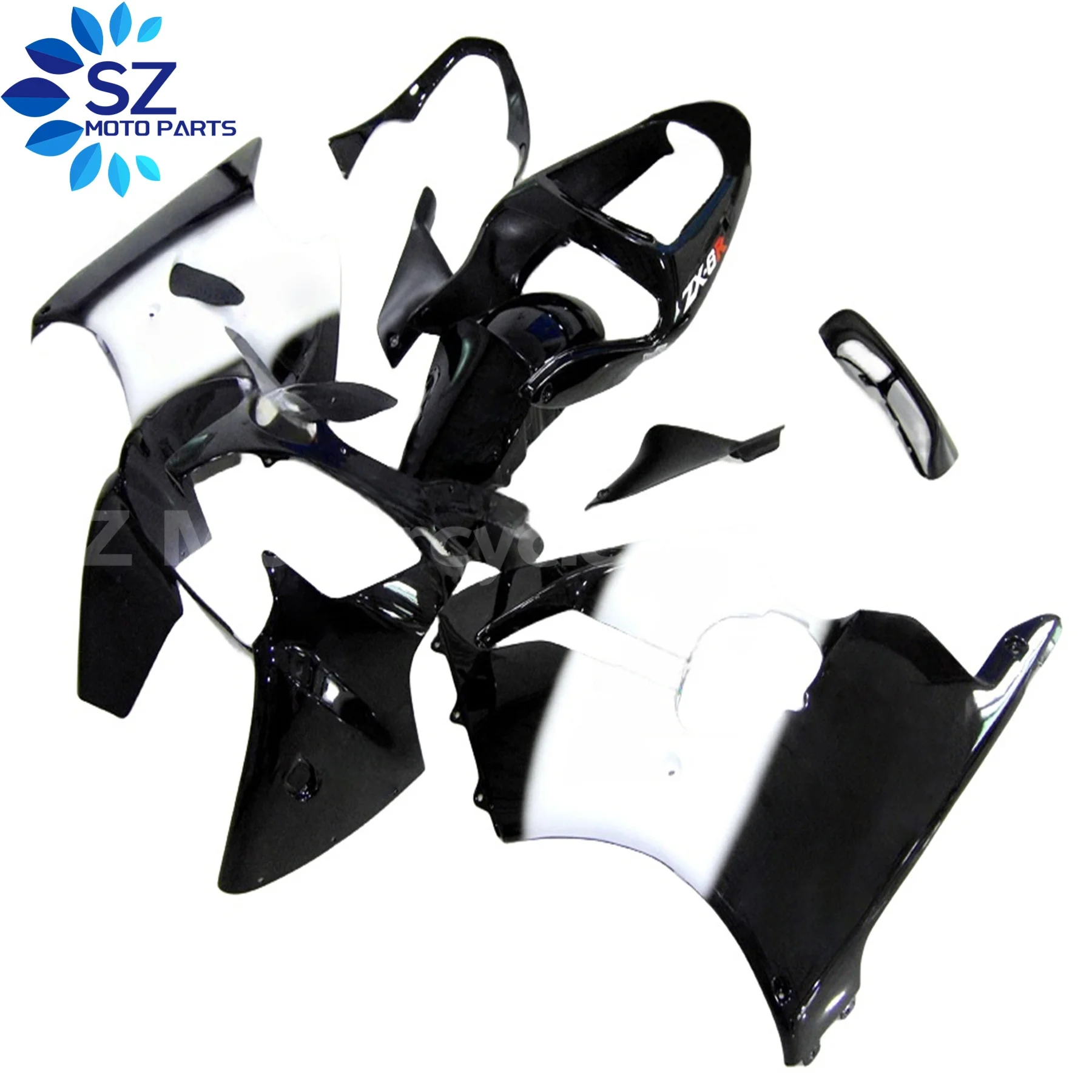 

New ABS Motorcycle Full Fairing Kit Fit For KAWASAKI ZX-6R 00 01 02 ZX6R 636 2000 2001 2002 Custom Fairings Kits Bodywork