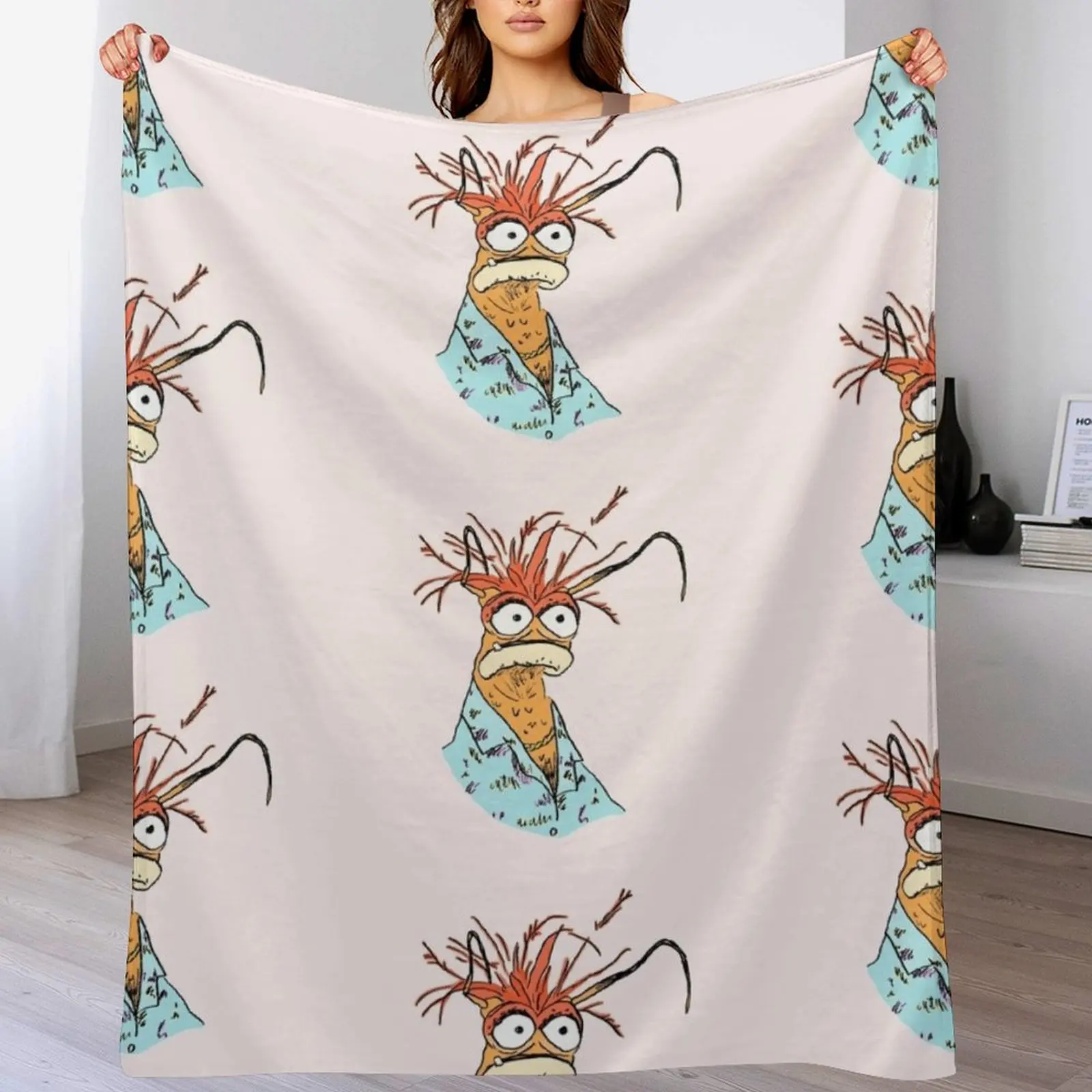 

pepe the king prawn. Throw Blanket All Season Soft Lightweight Blanket for Home