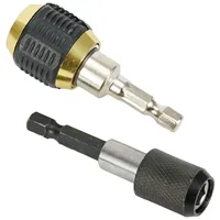 2pcs Hex Shank 60mm Keyless Drill Chuck Driver Quick Change Convertor Adapter Drill Bit Holder Power Tools