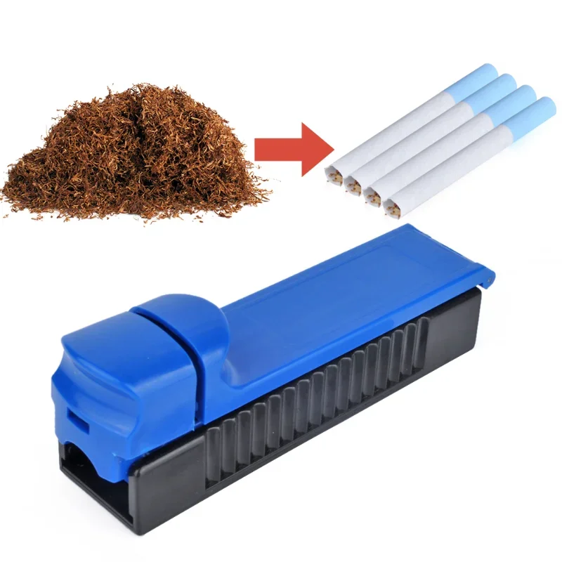 Manual Cigarette Making Machine Portable Rolling 80mm Tube Tobacco Injector Push-pull Cigarette Maker Filler Device Smoking Tool