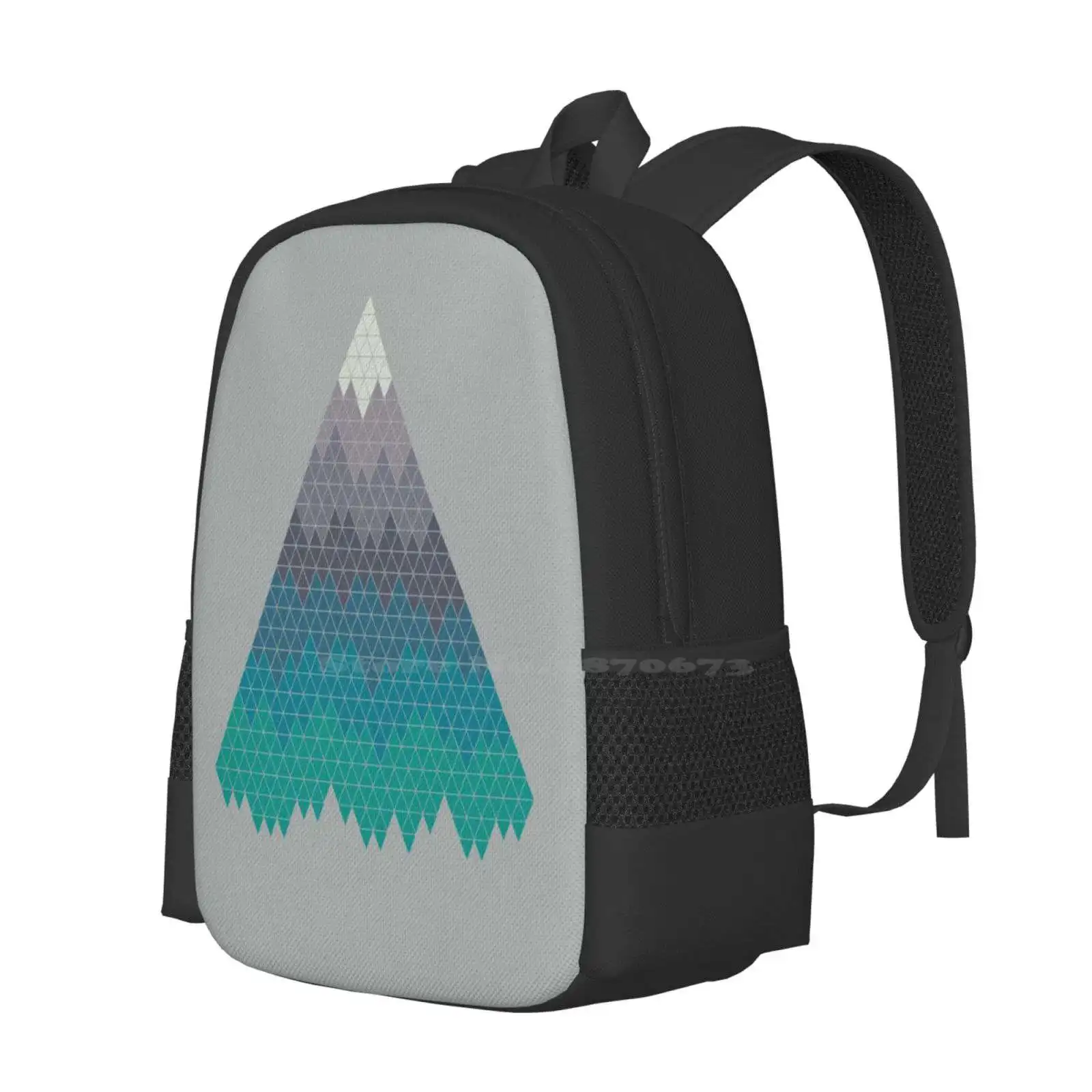 Many Mountains School Bags Travel Laptop Backpack The Paper Crane Rick Crane Thepapercrane Minimalist Art Adventure Bouldering