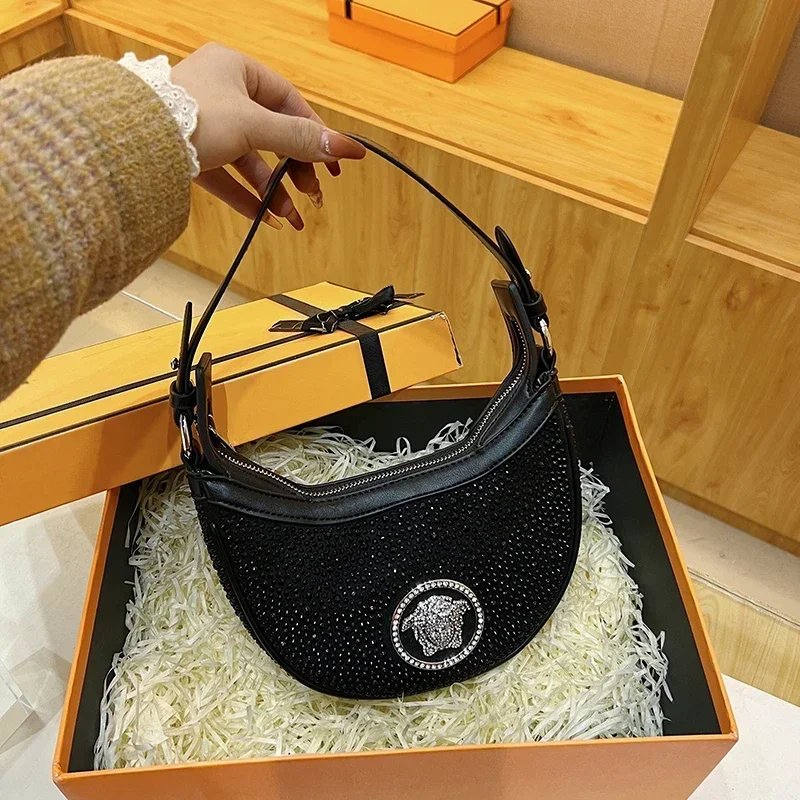 

Luxury Designer Leather Handbag For Ladies, Elegant Tote Bag With Gold Hardware, Timeless Shoulder Bag Style