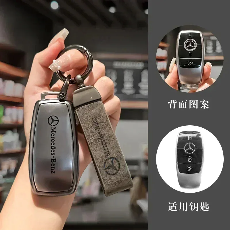

Fashion Car Remote Key Case Cover Shell Fob For Mercedes Benz A C E S G Class GLC CLE CLA GLB GLS W177 W205 W213 W222 X167 AMG