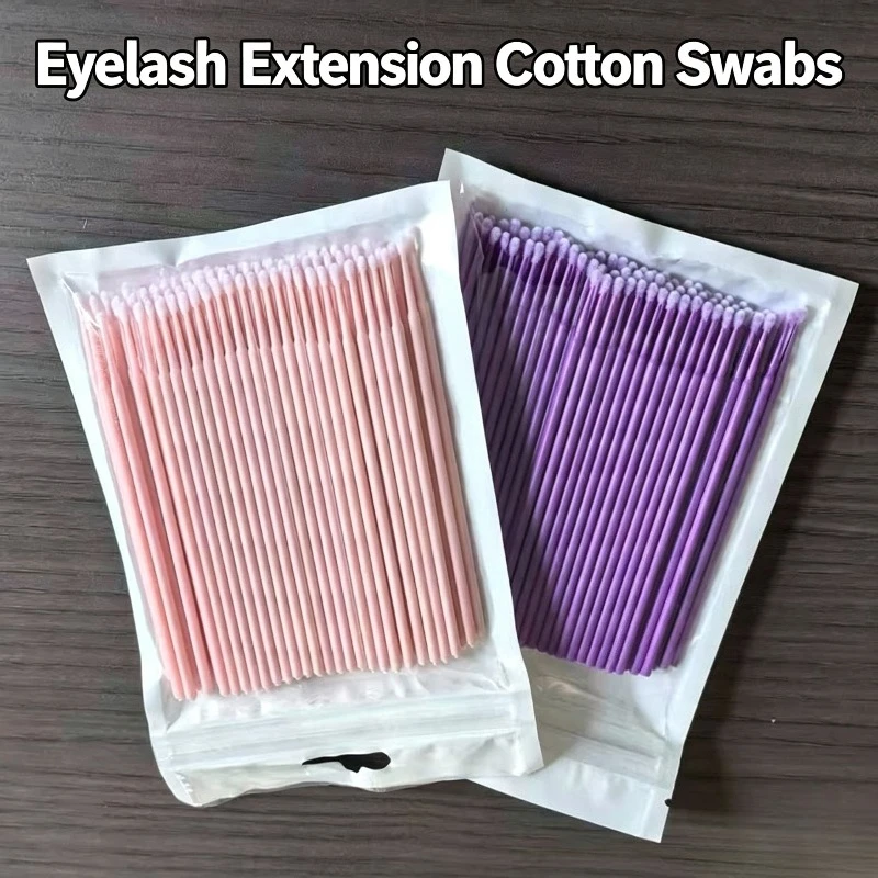 100/500Pcs Multi Functional Nano Cotton Swab Makeup Changing Eyeliner Removing Cotton Swab Eyelash Embroidery Cleaning Stick