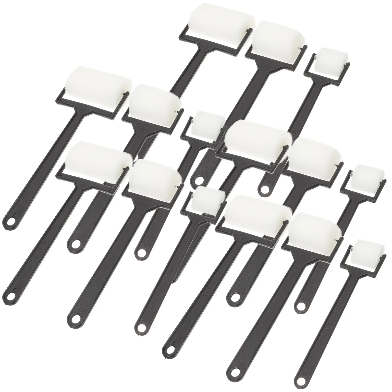 15 Pcs Sponge Brush Painting Roller Kids Crafts DIY Brushes Staining Sponges Small