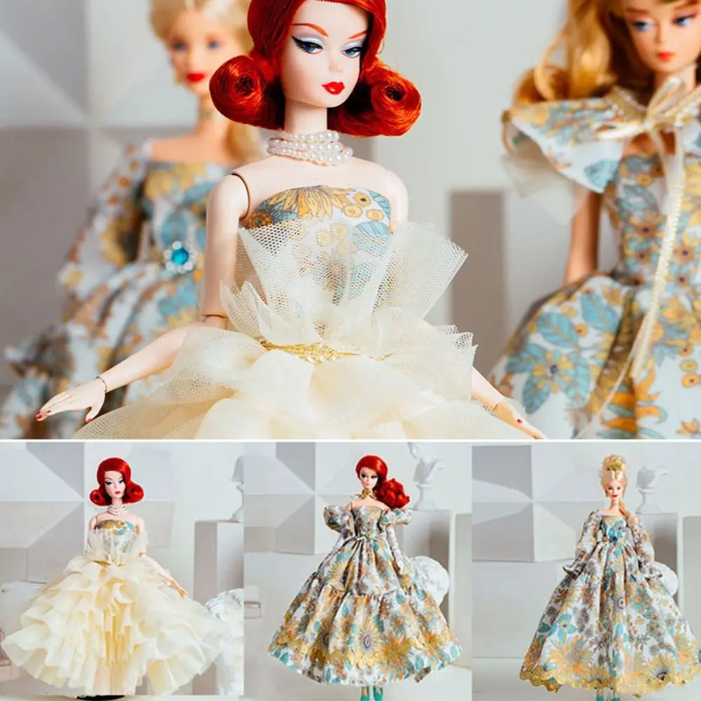 European Fashion Supermodel Doll Dresses Cute DIY Accessories Set Lace Wedding Dresses for 1/6 BJD 30cm Supermodel Dolls