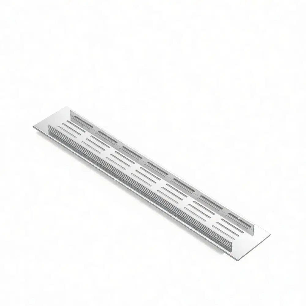 Aluminum Alloy Air Vent Rectangular Ventilation Grille For Cabinet Closet Shoe Rack Cooling Breathable Mesh Hardware