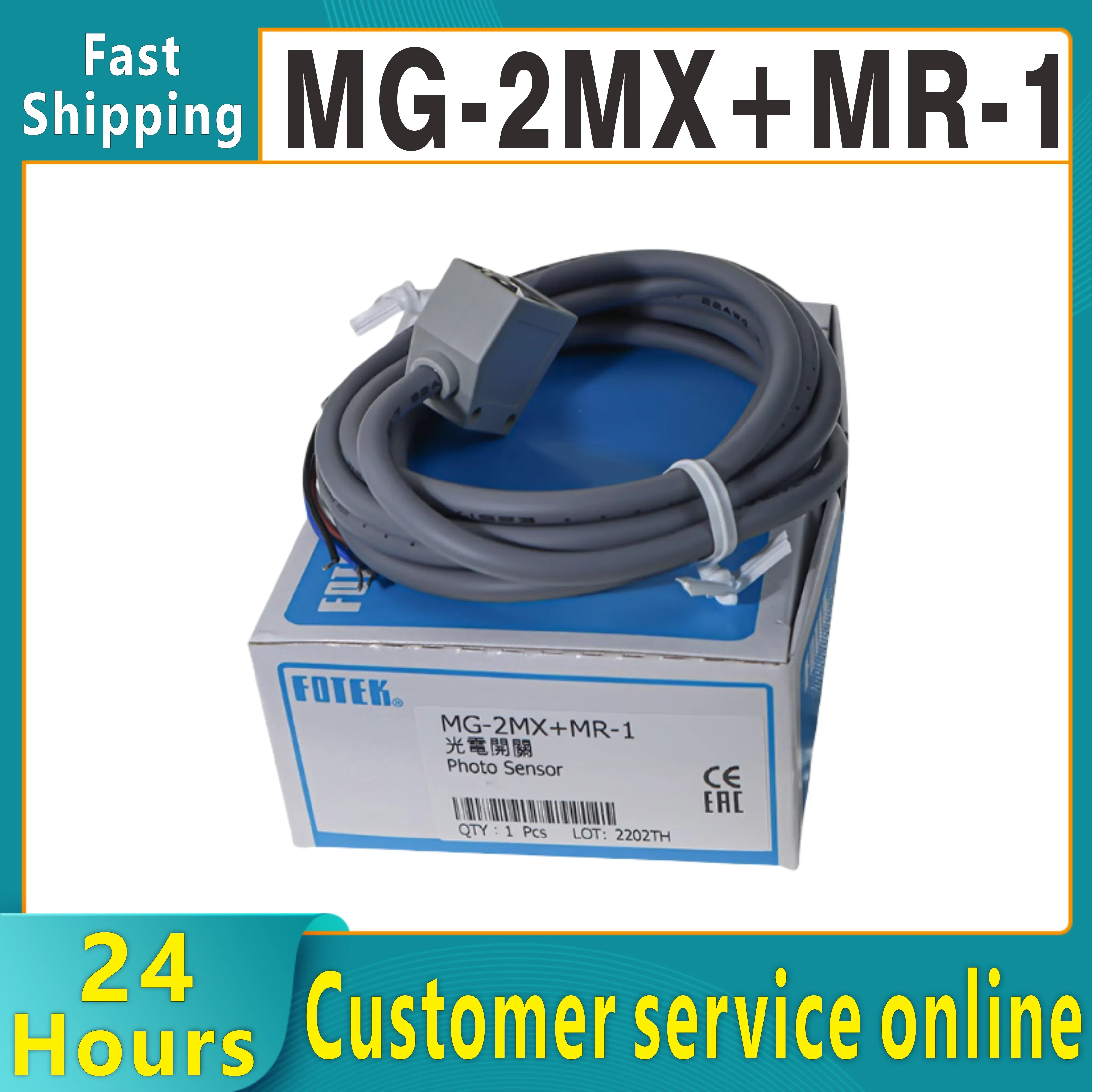 

MG-2MX+MR-1 FOTEK photoelectric switch sensor MG-2MX mirror reflection photo sensor original&brand new