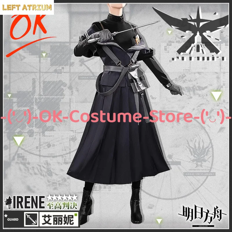

[Customized Size] Arknights Supreme Judgment Irene Cosplay Costume Anime Game Character Outfit Halloween Carnival Party Uniform