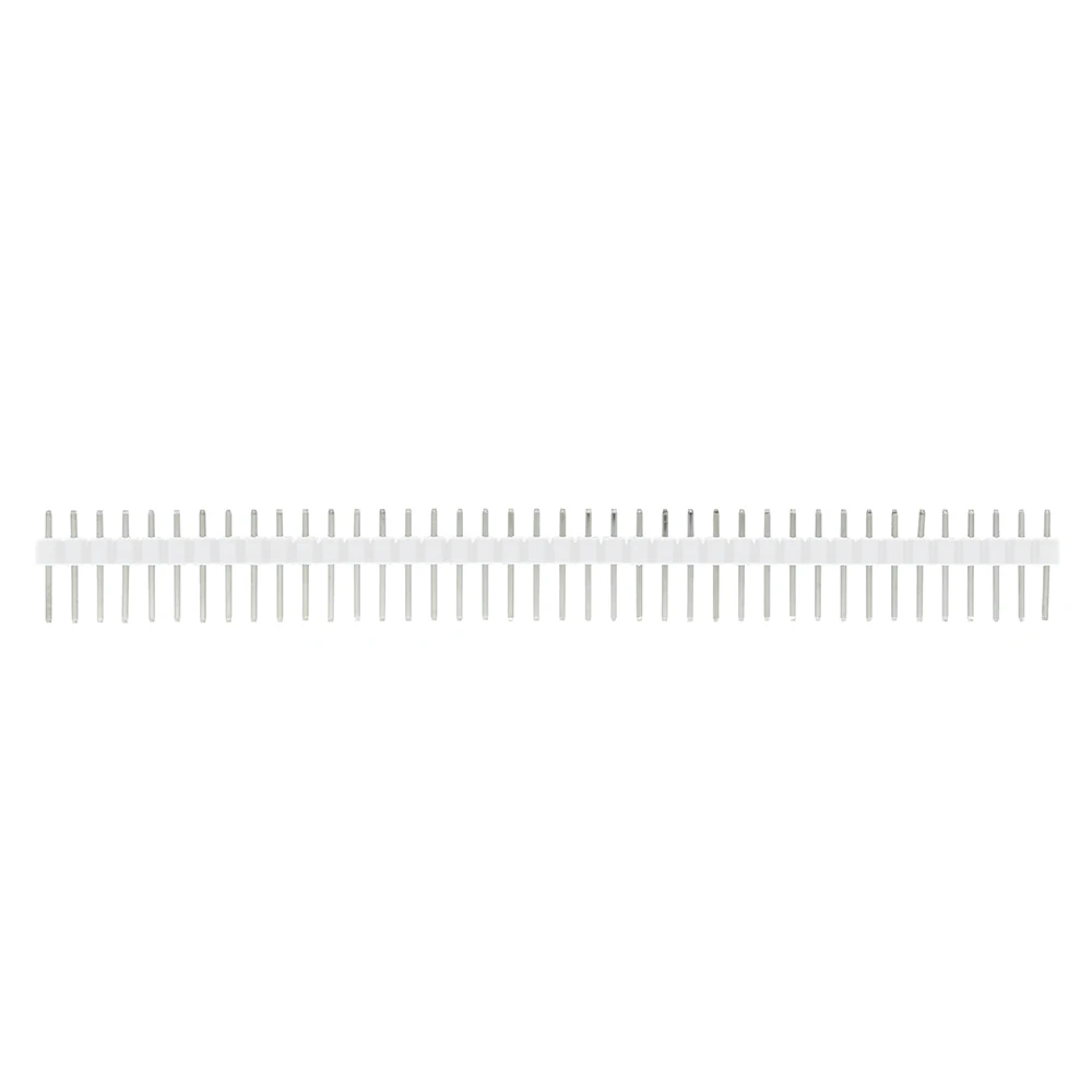 50PCS 40Pin 1x40 Single Row Male 2.54 Header Breakable Pin Strip Connector For Arduino White/Black/Red/Blue/Green/Yellow