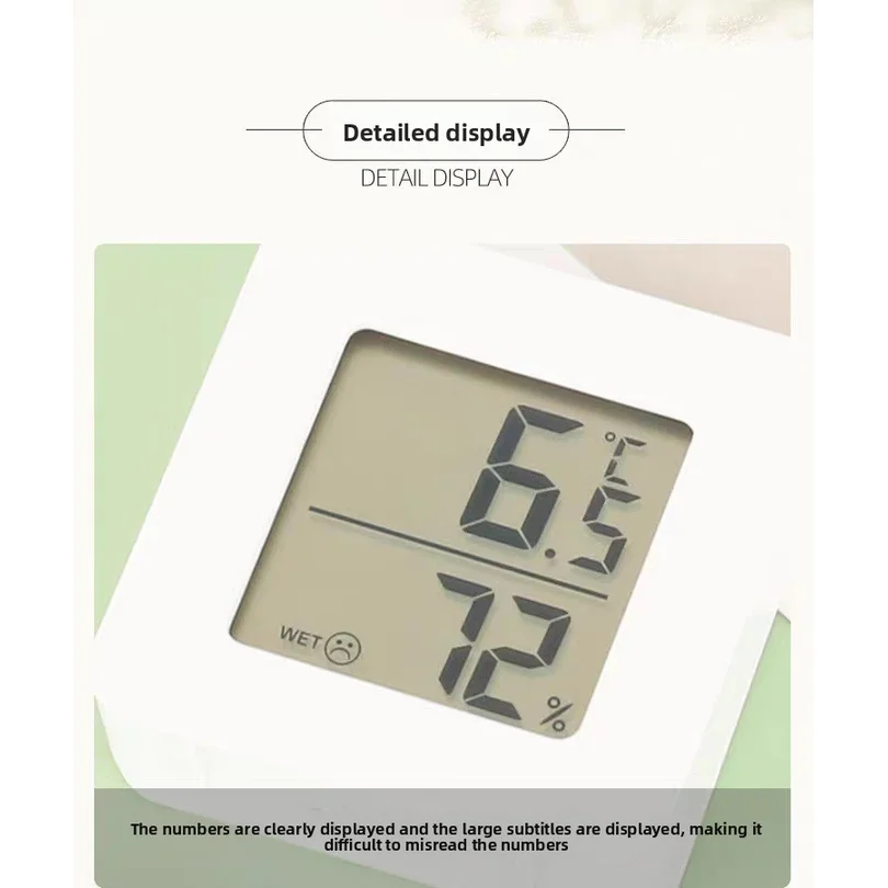 6-10pcs Digital Thermometer Hygrometer Indoor Mini Temperature LCD Electronic Monitor Hygrometer Outdoor Room Baby