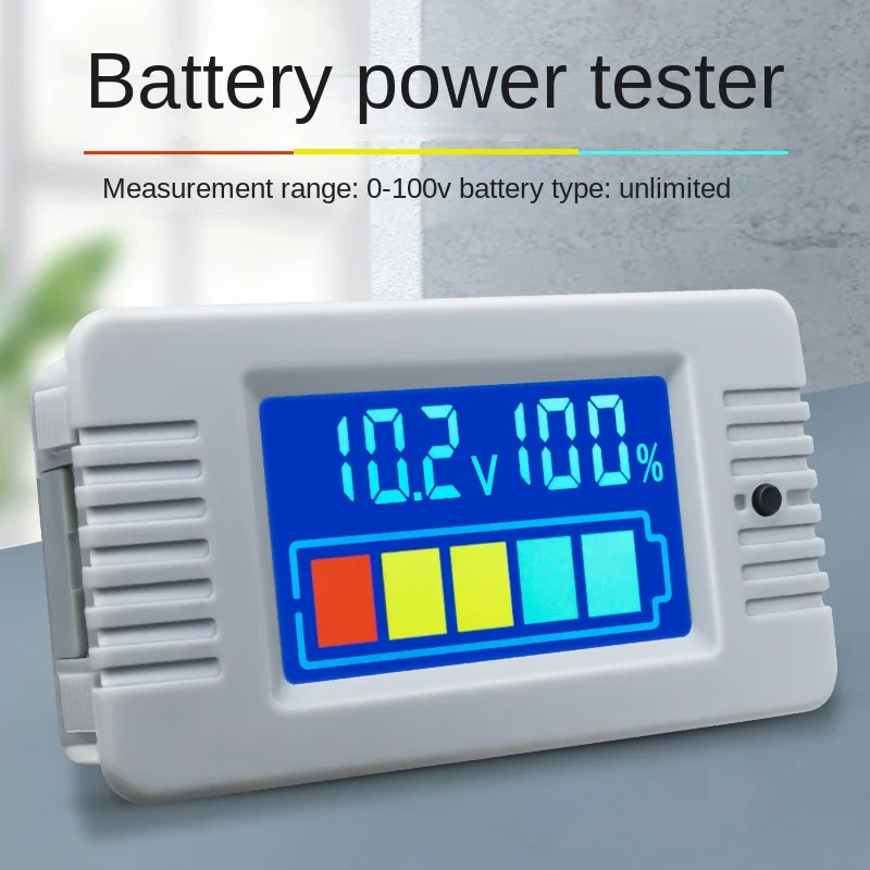 

Peacefair brand digital display battery level tester, voltmeter monitoring, remaining battery level detector