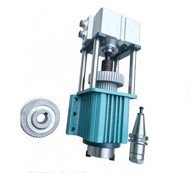CNC No Power BT30 Unpowered Spindle Semi Automatic Tool Changing with Clamp for Engraving Drilling Metal