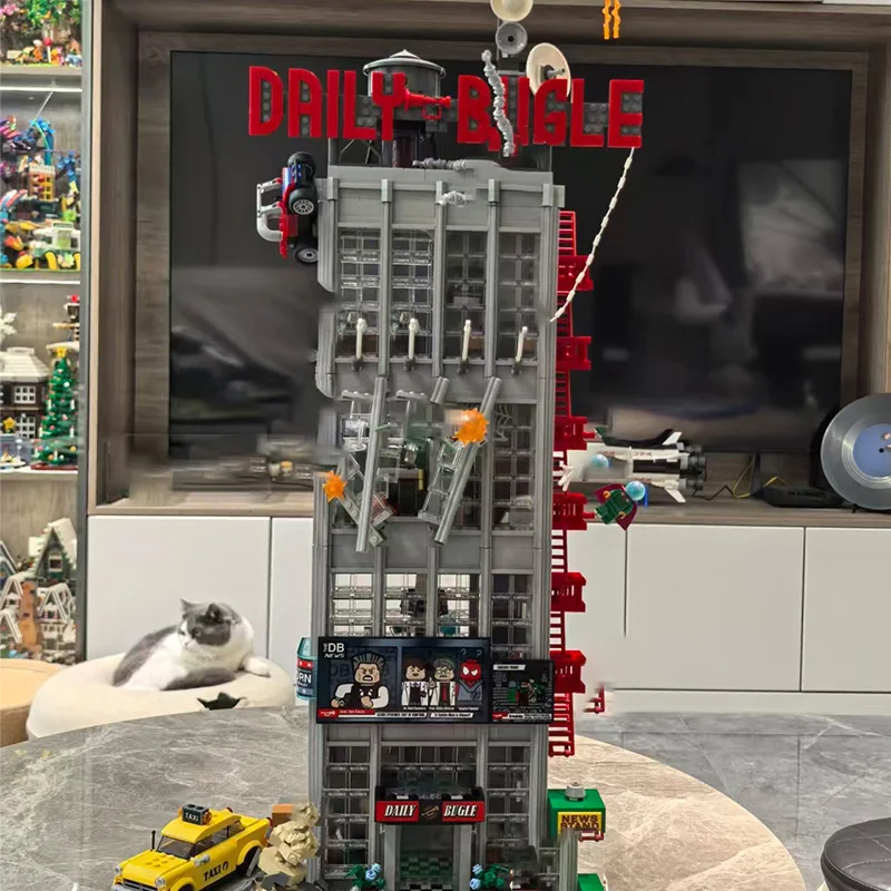 Auf Lager Zeitung Büro Bausteine Jubiläum Set Partikel geeignet für Weihnachtsgeschenke