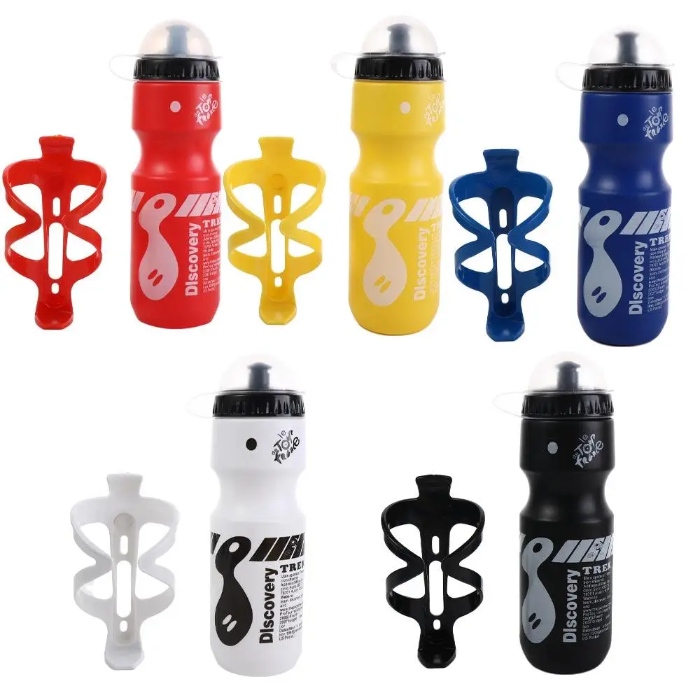 750ml Bicycle Waterbottle Mountain Road Bike Water Bottle Outdoor Cycling Kettle Portable with Bottle Holder Bike Accessory Drop