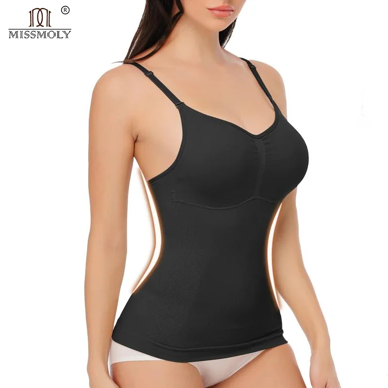 

Shapewear For Women Seamless Waist Trainer Tanks Tops Bodysuit With Bra MISS MOLY Slimming Abdomen Control Underwear Shaper Faja