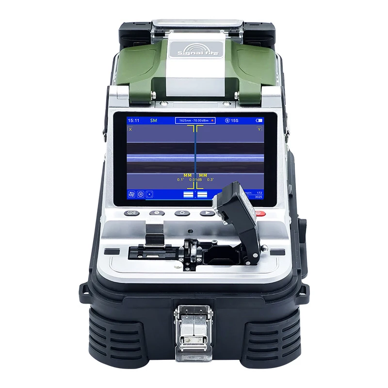 AI-30 Fiber Fusion Splicer Fully Automatic Six-Motor Built-in OPM/VFL Function New Generation Intelligent Cable Fusion Splicer