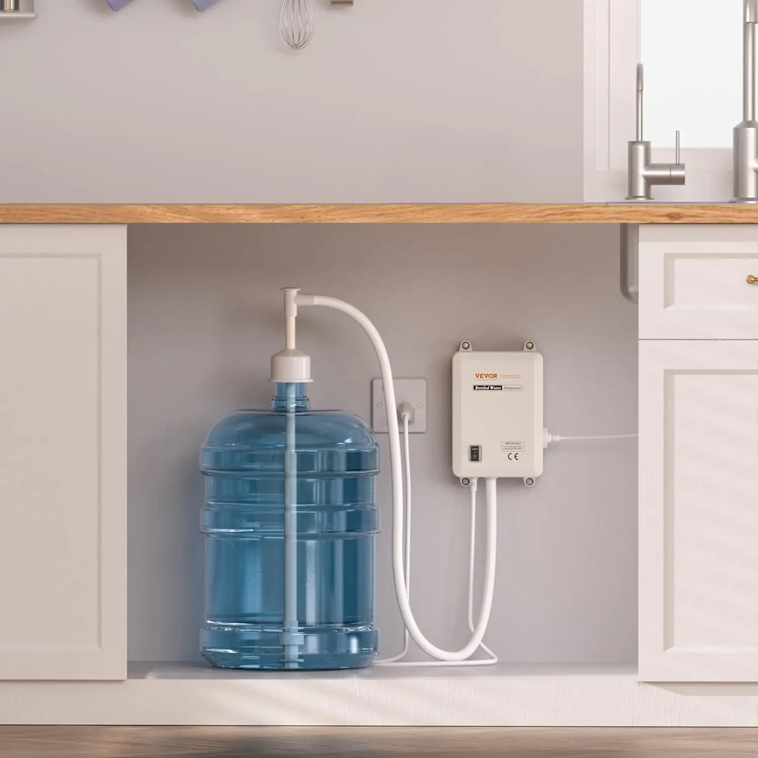 5 Gallon Water Dispenser Pump, Automatic Electric Water Jug Pump for Coffee Machine, Refrigerator, Ice Maker - view 2