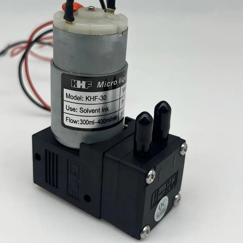 KHF-30 DC 24V 7W Solvent Ink Pump 300-400ml/Min Micro Liquid Inkjet Printer Pump for Large Format Printer Spare Parts
