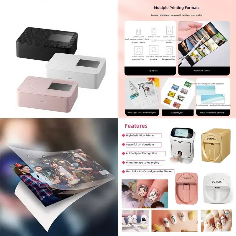 Compatible with the CP1500 compact mini portable sublimation wireless photo printer, A6 paper size, home memory card