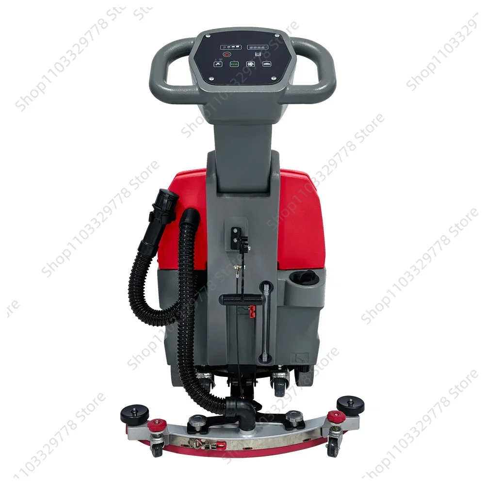 Manual Single Disc Hand Push Compact Robotic Floor Scrubber Commercial Warehouse Cleaner Customization