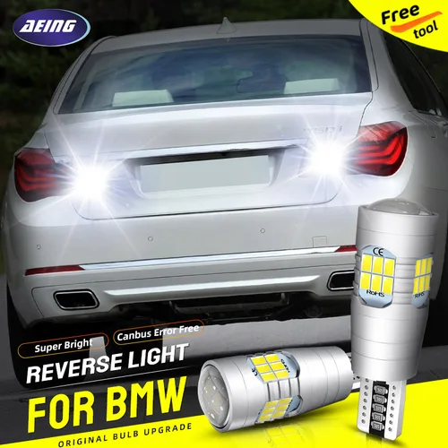 Imagen 1 del producto 2 * W16W luz LED de marcha atrás sin Error para BMW serie 6/7 E65 E66 E67 F01 F02 F03 F04 F06 F12 F13 730d/i 750i/d 740i/d 650i