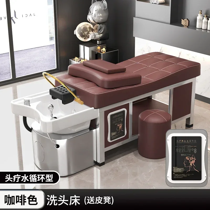 MR-15  Thai-style full-lying shampoo bed barber shop special beauty salon head treatment bed water circulation fumigation