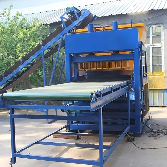 YG8-10 Full-Automatic Hydraulic Clay Interlock Brick Making Machine  Pallet-Free Soil Block Forming Machine with Custom Molds