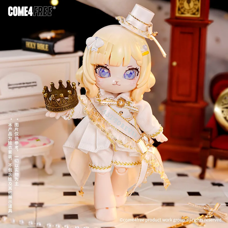 

Come4free Doll Accessories Clothing Decoration Bonnie Dress Cute Clothes 12 Points BJD Exquisite Fashionable Baby Doll Clothes