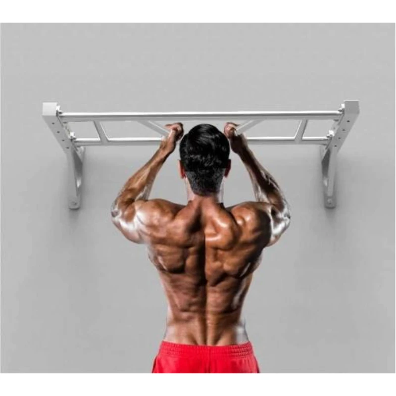 Stainless Steel Wall Mounted Multi Grip Single Parallel Bars Climbing Frame Indoor Muscle Workout Full Body Fitness Accessory