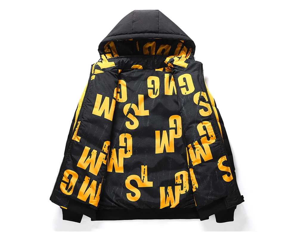 DIMUSI Winter Men Padding Jacket Fashion