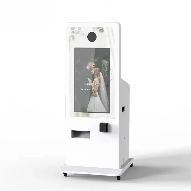 Digital Coin Operated Self Service Instant Photo Mirror Booth for Events