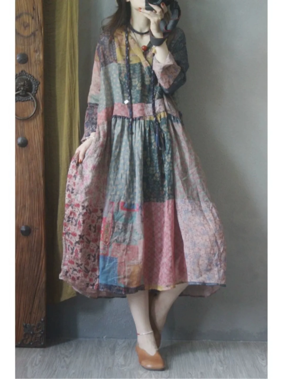 Retro Loose Hemp Wo… - image