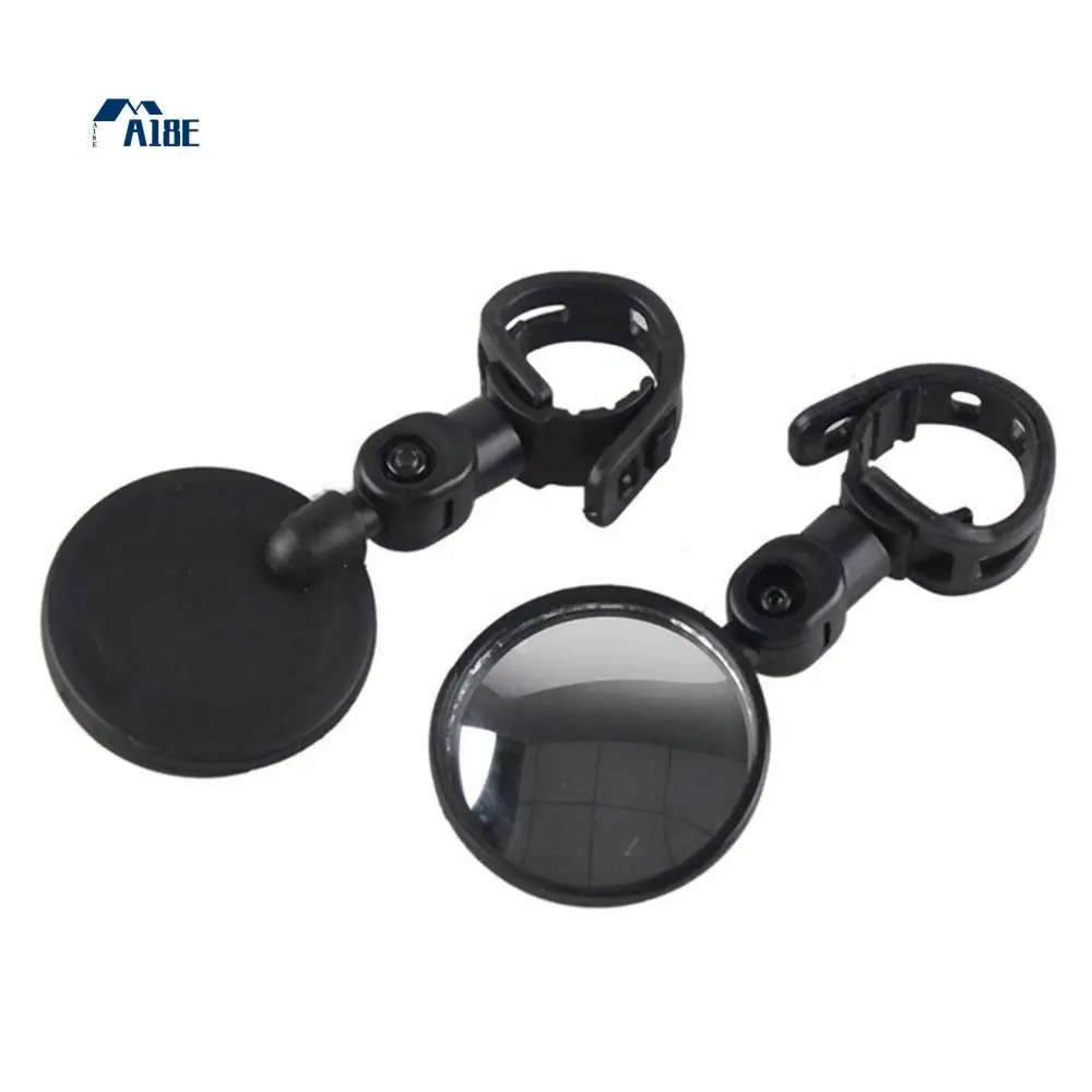 

A18E-Велосипедное зеркало заднего вида, широкоугольное выпуклое велосипедное зеркало, MTB зеркало заднего вида, силиконовая ручка, зеркало заднего вида