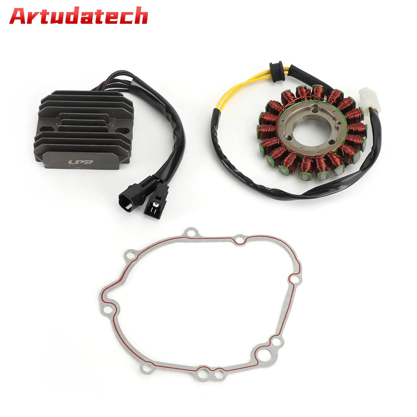 

Статор магнитной катушки Artudatech + выпрямитель напряжения + прокладка для Suzuki GSXR 600 750 2006-2007