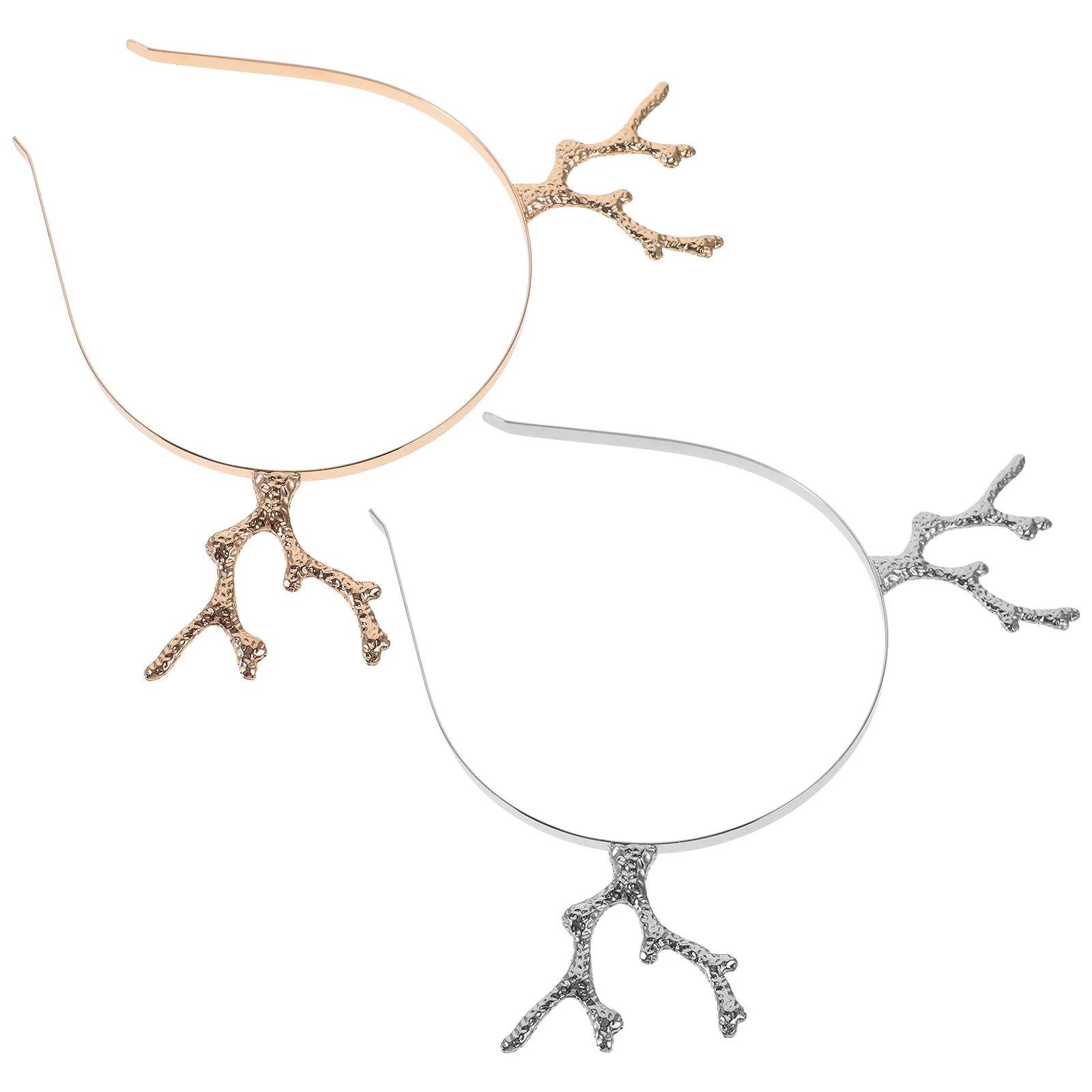 

2Pcs Christmas Hairhoop Adorable Deer Antler Design for Kids Party Cosplay Performance Wear Comfortable Long-Lasting Material