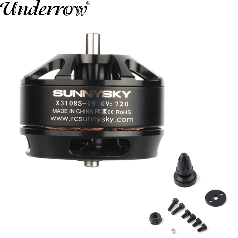 

SUNNYSKY X3108S 720KV 900KV 325W Outrunner Brushless Motor Efficient Shaft Disk Motor for Multi-rotor Quad-copter