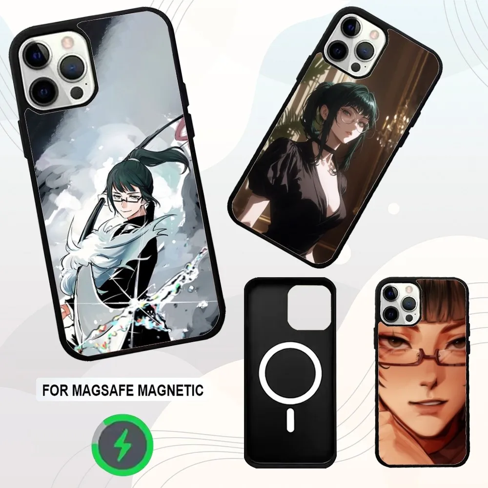 

Maki Zenin Jujutsu Kaisen Phone Case For iPhone 16e,16,15,14,13,12,11,Plus,Pro,Max,Mini Magsafe Magnetic Wireless Charging