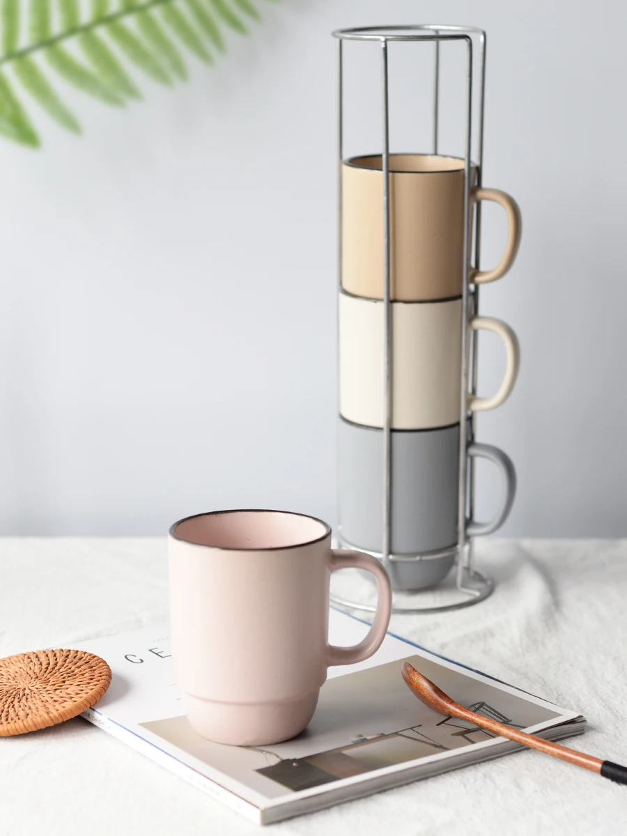 

Nordic Simple Cerc Mugs Set KEEPIN Staable Guest Cups Home Use Staable Cups Single Ear Handle No Lid Included