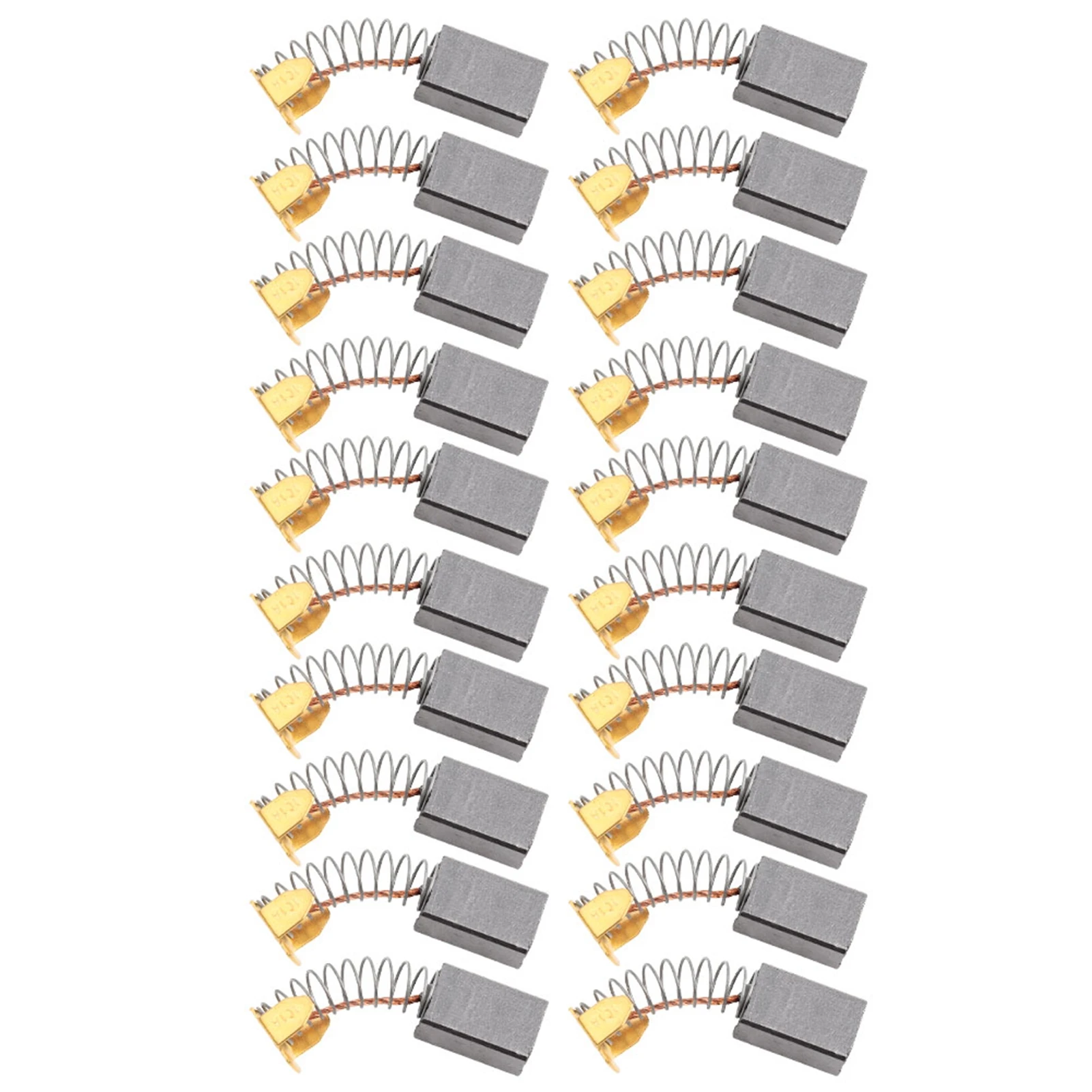 

250 Carbon Brush, 20pcs Replaceable Great Conductive Carbon Brush for Electric Motors 101 6*10*15mm
