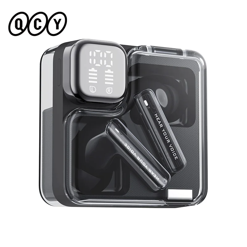 QCY MeloBuds Neo Wireless Bluetooth 5.3 Earphone Digital Display 10mm Dynamic Driver In-ear Earbuds ENC Noise Canceling Headset