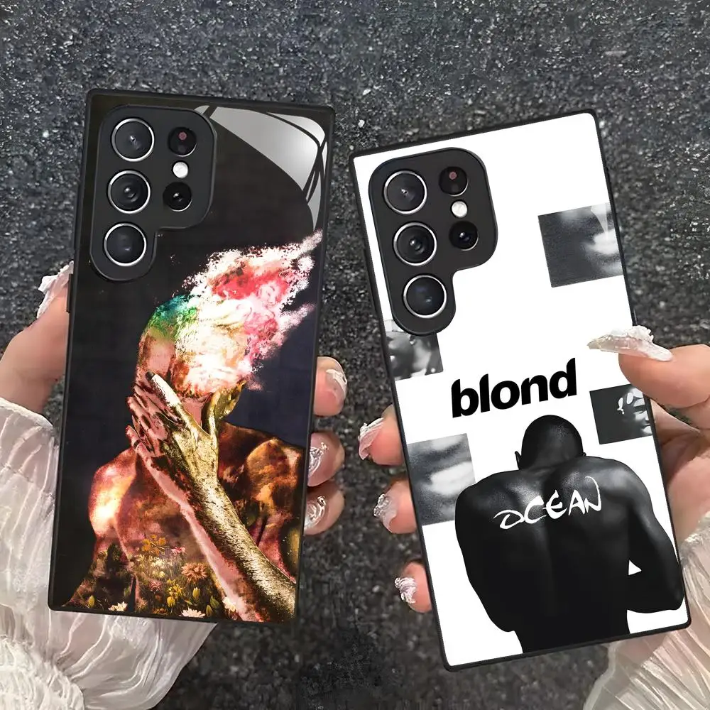 Frank Ocean Phone Case For Samsung S26 S25 S24 S23 S22 S21 S20 Plus Ultra Note20 Tempered Glass Case