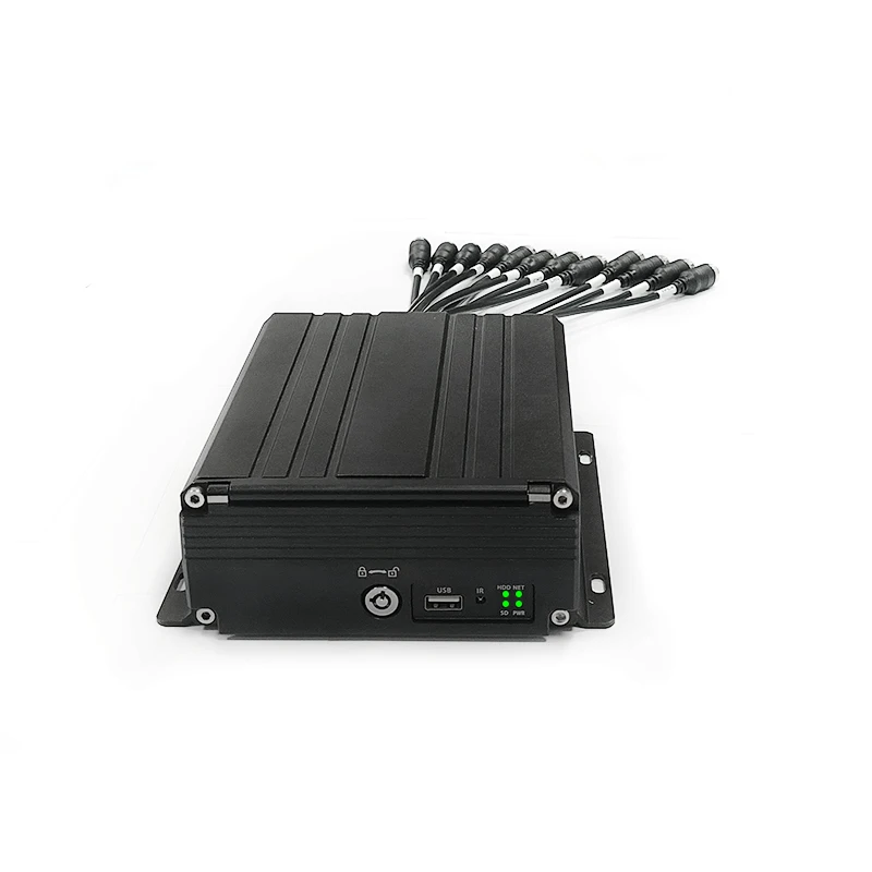 12-channel Intelligent Detection System Mobile dvr Remote Monitoring System with 4G GPS WIFI MDVR Support IPC AHD camera