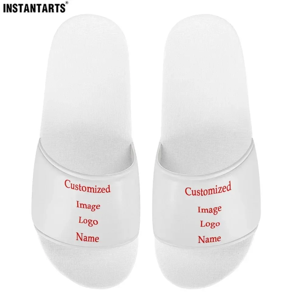 Custom Shoes High Quality PVC Men and Women Slip On Slide Sandals Sublimation Printed Custom Logo Summer Slippers for Children