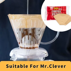Kalita Paper Filter Fit for Mr. Clever Sector Paper Filter 100pcs Made in Japan 101/102/103 for Clever Dripper