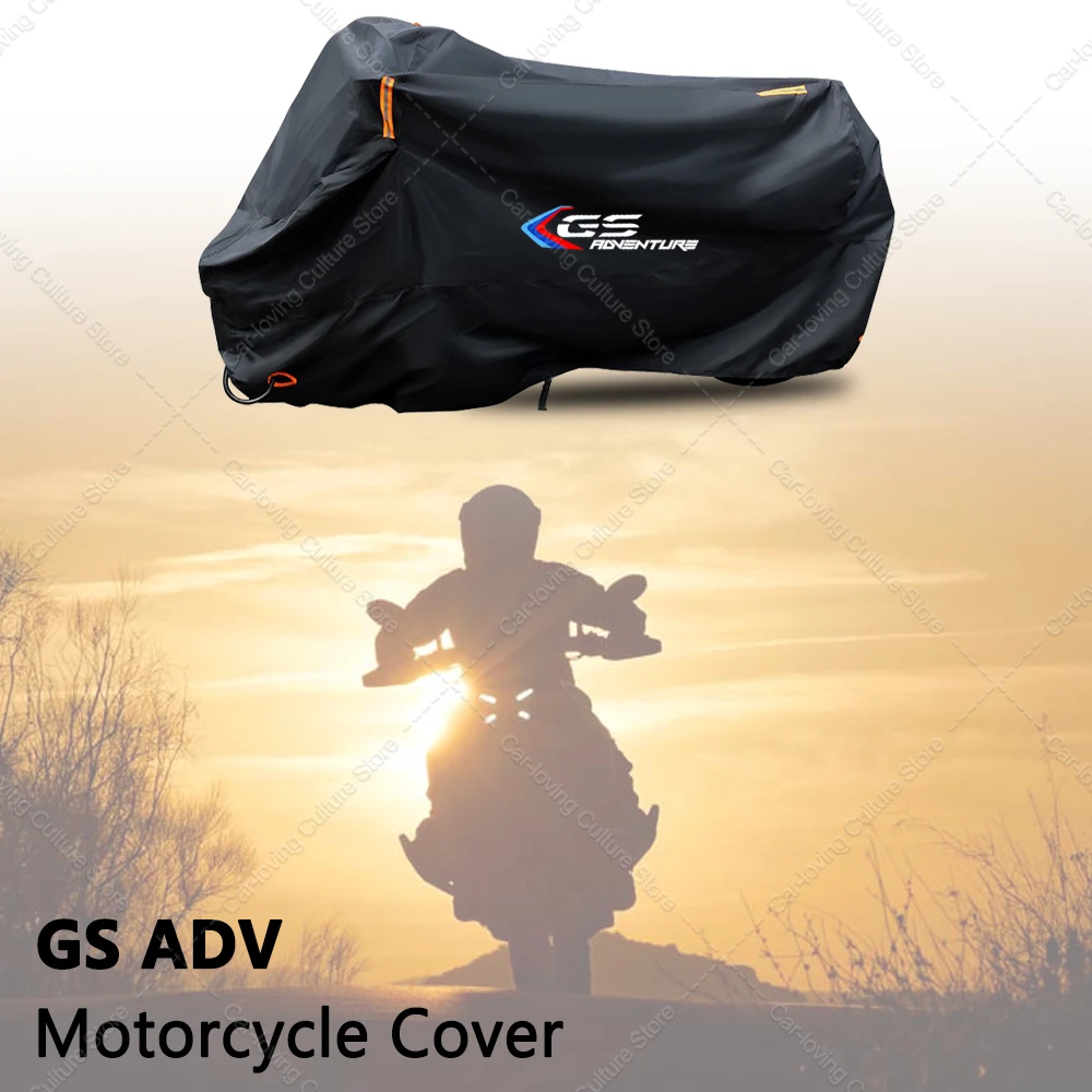 

Motorcycle Accessories Motorcycle Cover for All Seasons Outdoor Rain Dustproof UV Protector Covers（265*105*125）For GS ADV
