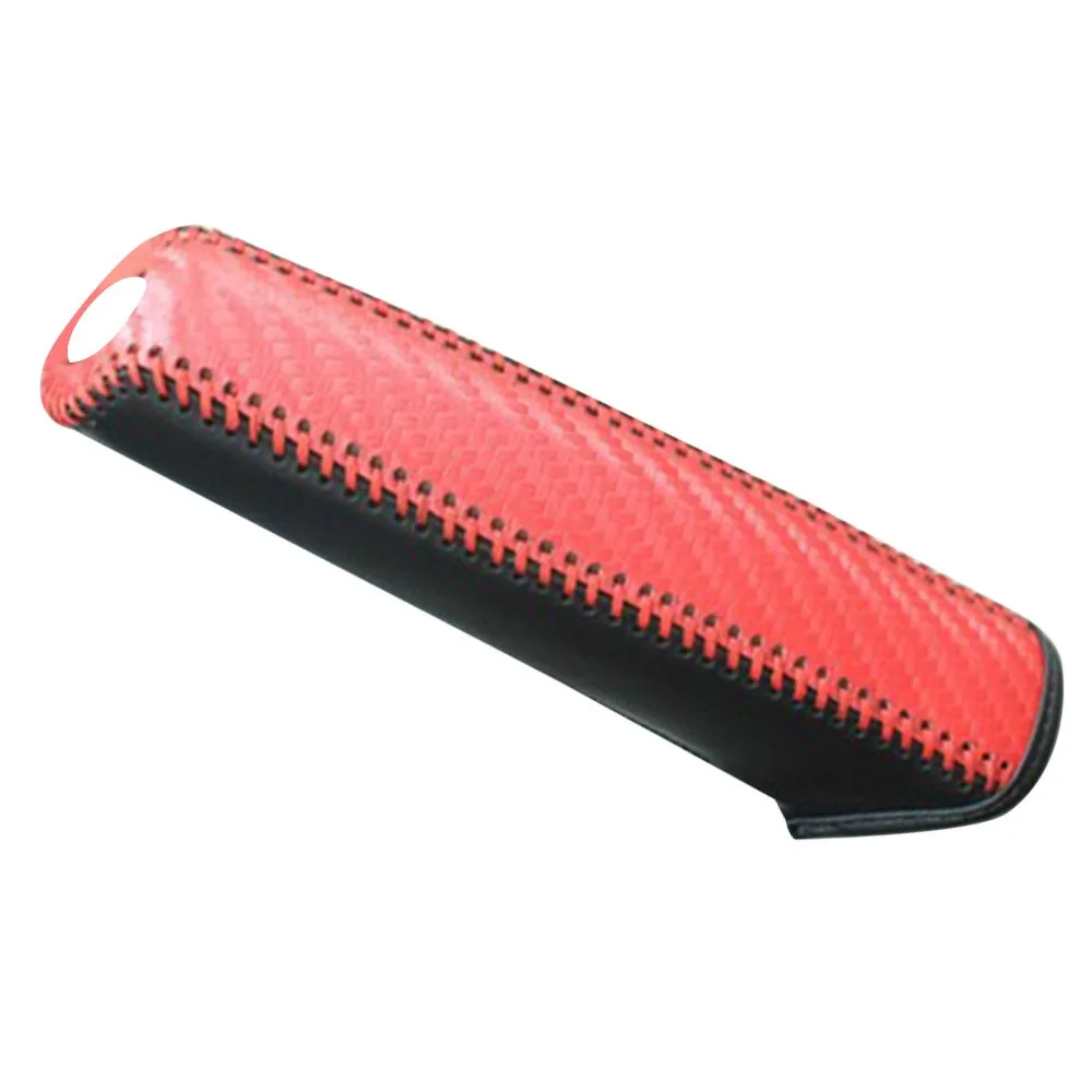 Durable PU Leather Car Handbrake Cover Anti-slip Easy to Install Handbrake Grip Cover Car Hand Brake Sleeve Car Accessories