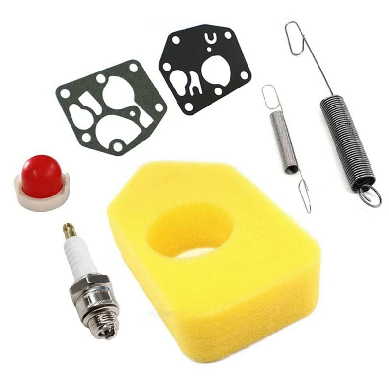 1Set Air Filter Primer Bulb Spring Diaphragm Gasket Spark Plug Plastic+Metal Spare Parts For Sprint And Classic Series Engines