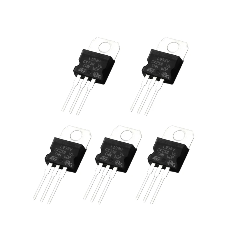 5PCS 3.3V 950mA, LD1117V33 Voltage Regulator, LD33V