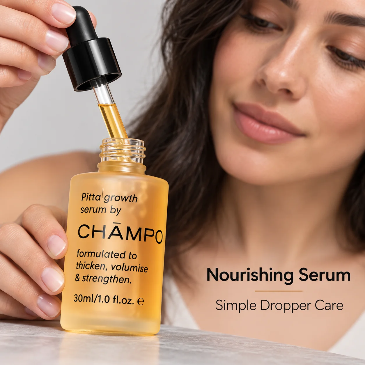 Nourishing Hair Serum 30ml For A Soft Smooth Finish With Refreshing Oil Control Care And Added Volume For Fuller Looking Hair